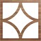 Ekena Millwork Statesman Wood Fretwork Pierced Ceiling Medallion, Walnut, 26"OD x 16 5/8"ID x 3/8"T CMWP26X26X0375STWA - alternate 1
